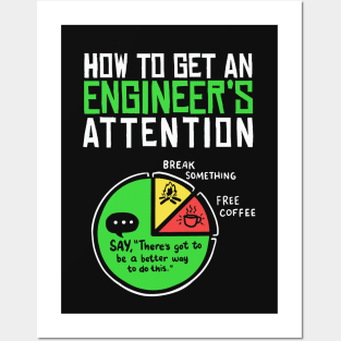 How to Get an Engineer’s Attention Posters and Art